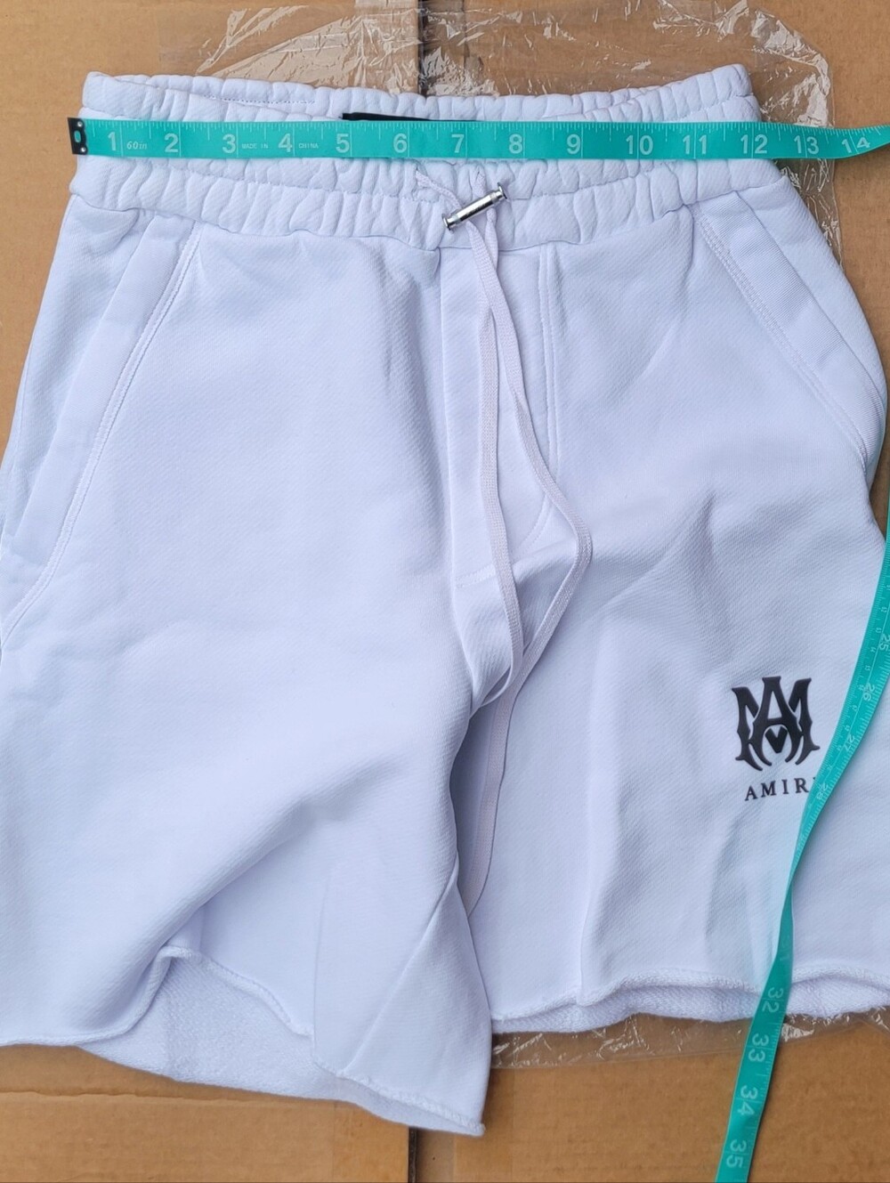 Amiri NWOT M.A. Logo Short XS White - Picture 13 of 13